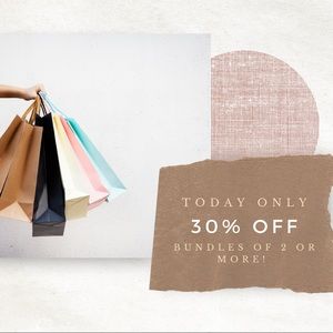 TODAY ONLY - 30% off!